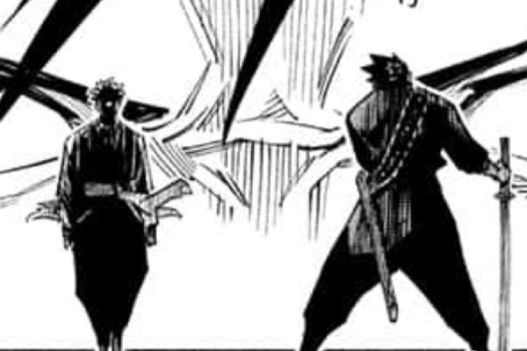 Spoilers y lectura gratuita el Manga Mojuro (Mojito) Capítulo 8 en Español, Tsurugi intenta detener la ira de Maru